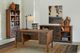 Martin Furniture Heritage Hickory Half Pedestal Desk-3