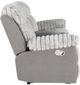 Global Furniture USA U6028 Gray Manual Reclining Loveseat with Console-4