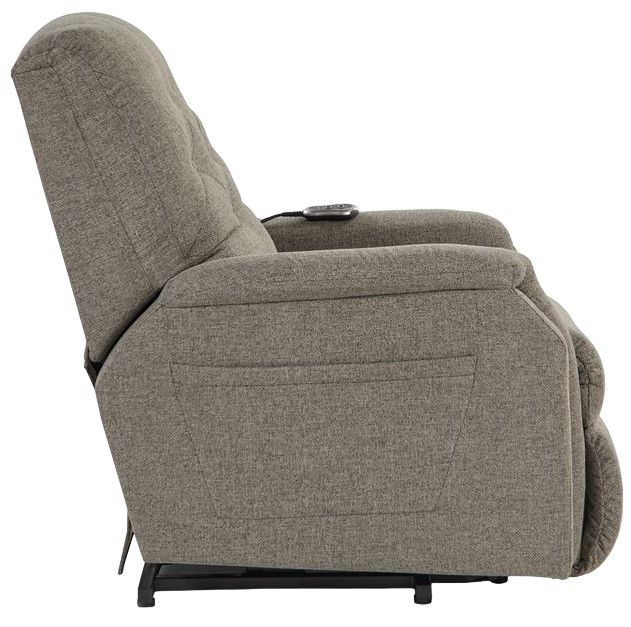 La-Z-Boy® Billie Bronze Charcoal Power Lift Recliner-2