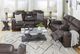 Signature Design by Ashley® Lavenhorne Umber Reclining Loveseat with Console-4