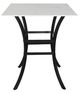 CabanaCoast® Customizable Monaco Stone 36" Outdoor Square Bar Table-1