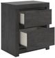 Signature Design by Ashley® Parlayon Charcoal Nightstand-2
