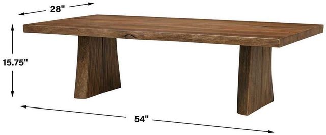 Uttermost® Glenmore Brown Coffee Table-2