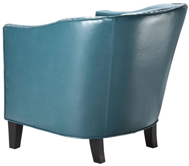 Olliix by Madison Park Blue Fremont Barrel Arm Chair-1