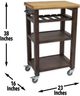 Steve Silver Co. Belden Brown Kitchen Cart-2