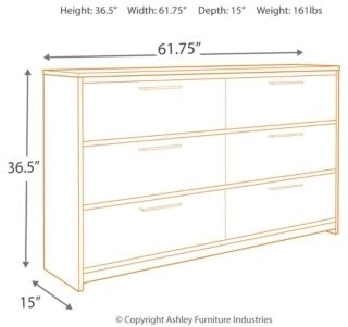 Signature Design by Ashley® Baystorm Gray Dresser-3