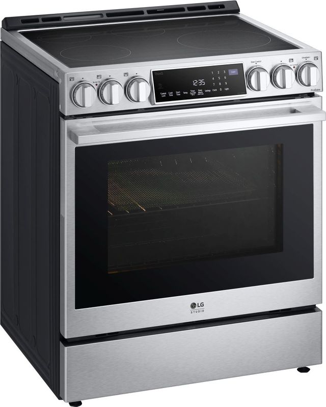 LG Studio 30" PrintProof™ Stainless Steel Slide In Induction Range-1