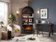 Sunny Designs™ Chill Black Magic/Buckskin Arch Bookcase-3