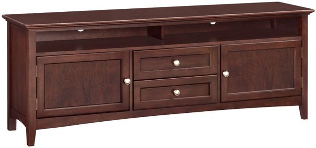 Whittier Wood® Furniture McKenzie Caffè 74" Sound Bar Media Console-1
