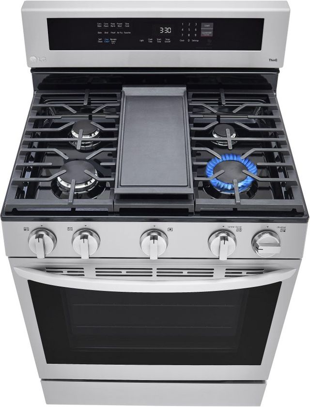 LG 30" PrintProof™ Stainless Steel Freestanding Gas Range-6