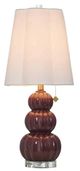 Stylecraft Ophelia Burgandy Table Lamp-1
