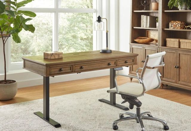 aspenhome® Hensley Honey 60" Lift Desk-1
