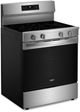 Whirlpool® 30'' FingerPrint Resistant Stainless Steel Freestanding Electric Range with Air Cooking Technology-1