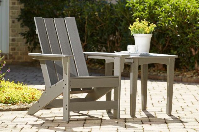 Signature Design by Ashley® Visola 2-Piece Gray Outdoor Conversation Set-3