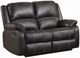 ACME Furniture Zuriel Black Manual Reclining Loveseat-0