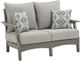 Signature Design by Ashley® Visola 4-Piece Gray Outdoor Conversation Set-1