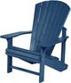 C.R. Plastic Generation Line Navy Classic Adirondack Outdoor Chair-1