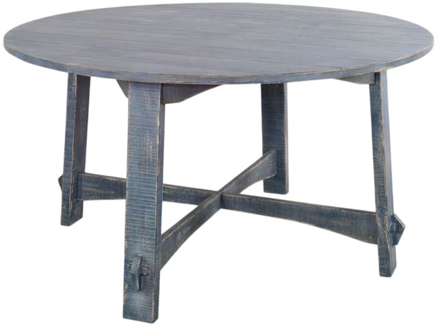 Sunny Designs™ Marina Ocean Blue 54" Round Dining Table-0