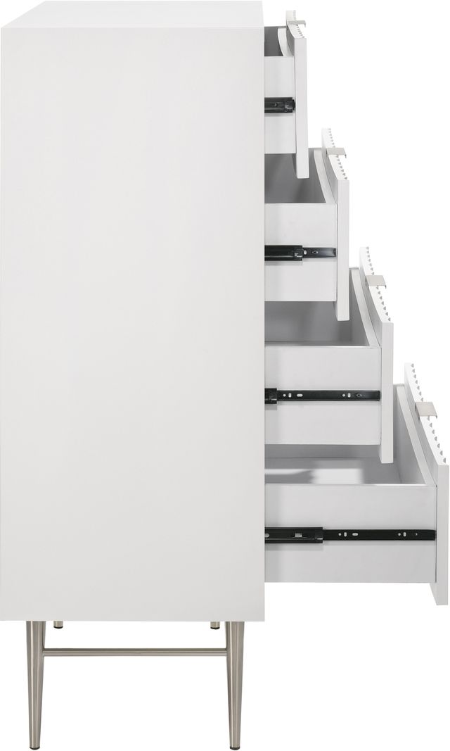 Meridian Furniture Modernist White Chest-3