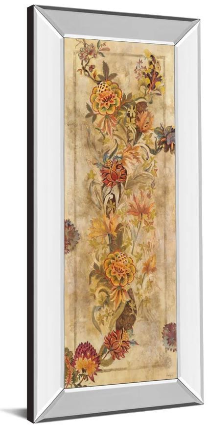 Classy Art Fleur Delicate Il by Georgie Mirror Framed Wall Art-1