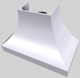 Vent-A-Hood® Designer Series 48" White Wall Mounted Range Hood-4