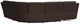 Flexsteel® Henry 6-Piece Burnt Umber Brown L-Shape Power Reclining Sectional-3