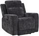 Coaster® Kennett Dark Gray Chenille Upholstered Power Recliner Chair-0