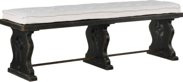 Hooker® Furniture Ciao Bella Black/Tuscan White Bench-0
