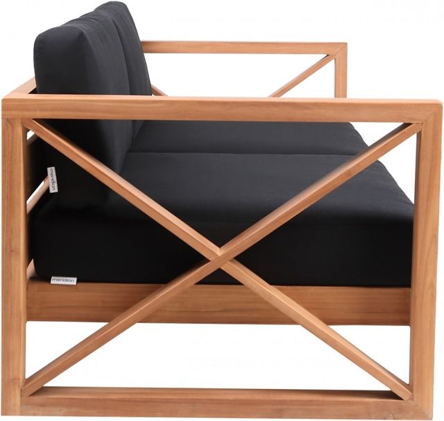 Meridian Furniture Anguilla Black Fabric Outdoor Sofa-2