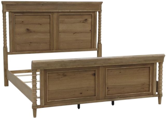 Legacy Classic Seraphina Sunlit Oak Queen Panel Bed-0