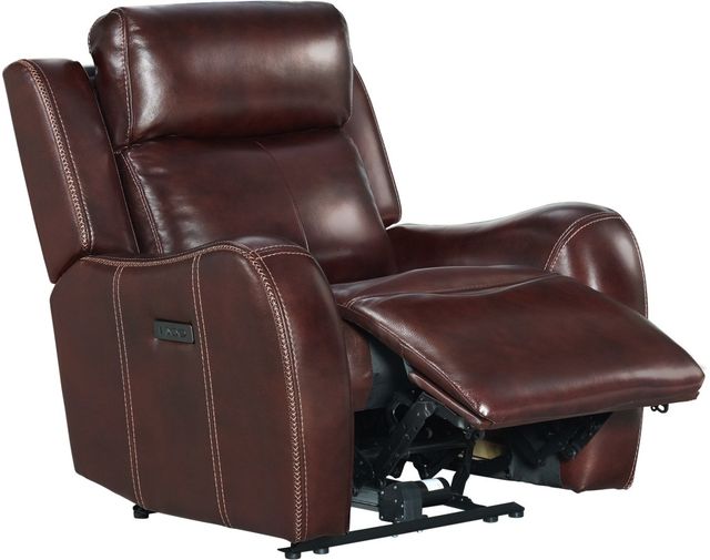 Intercon Wainwright Reddish Brown Dual-Power Recliner-2