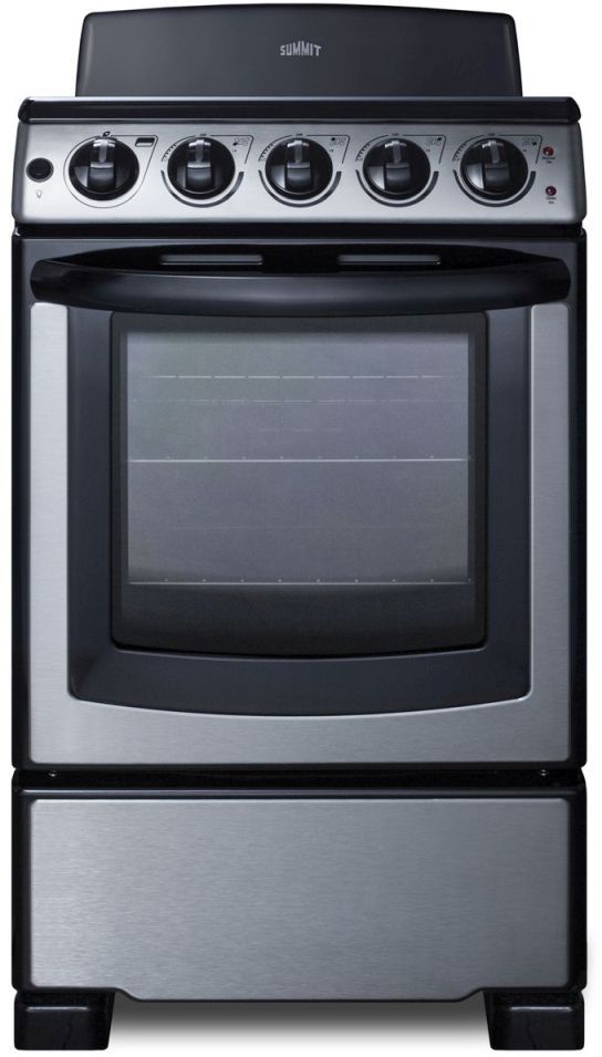 Summit® 20" Stainless Steel Freestanding Electric Range-0