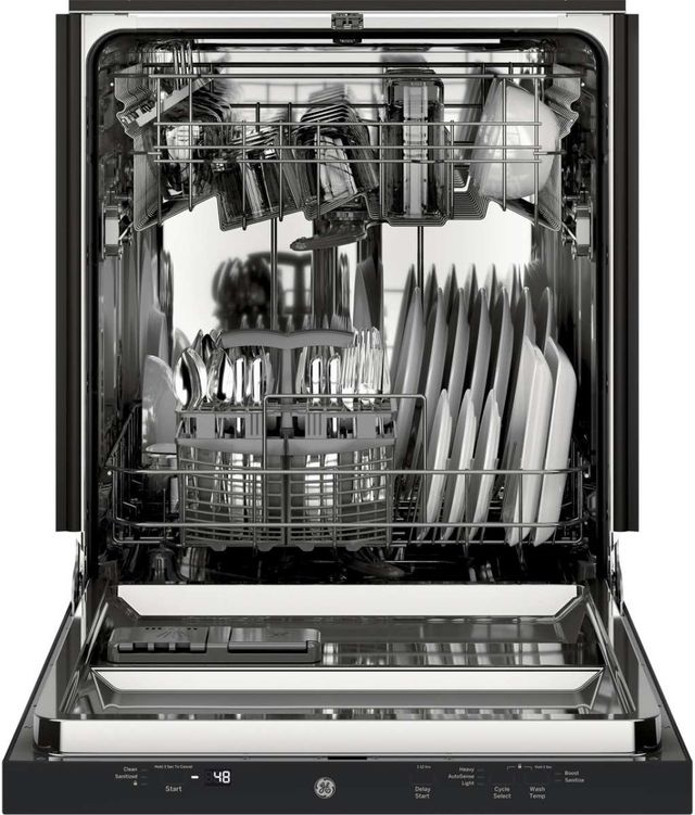 GE® 24" Black Built-In Dishwasher-3