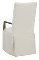 Fairfield® Customizable Entree Dining Concave Tall Back Arm Chair with Skirt-3