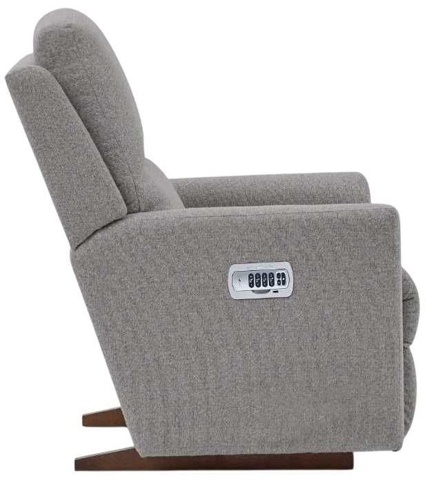 La-Z-Boy® Wynne Granite Power Rocking Recliner with Headrest and Lumbar-1