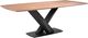 Armen Living Everett/Robin 5-Piece Walnut/Gray Dining Table Set-1