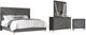 New Classic® Home Furnishings Symmetry 4-Piece Charcoal Gray Eastern King Bedroom Set-0