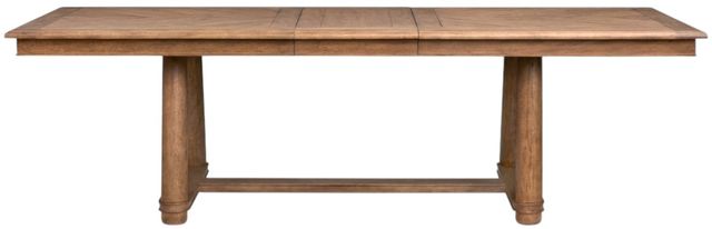 Magnussen Home® Woodward Dark Clove Brown Trestle Dining Table-1