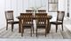 A-America® Mariposa Rustic Whiskey Dining Table-1