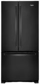 Whirlpool® 33" 22.1 Cu. Ft. Black Freestanding French Door Refrigerator-0