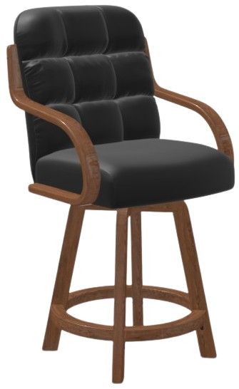 Chromcraft Customizable Ryland Counter Height Swivel Dining Stool-3
