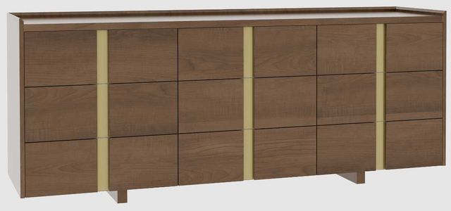 Country View Woodworking Verrado 81" Wood Legs Dresser-0