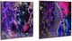 A & B Home 2-Piece Magenta/Purple Wall Art Set-0