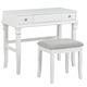 Linon Angela 2-Piece White Vanity Set-4