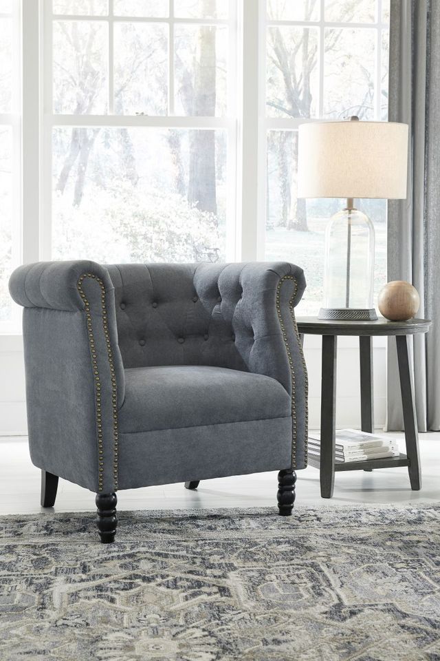 Signature Design by Ashley® Jacquelyne Slate Blue Accent Chair-4