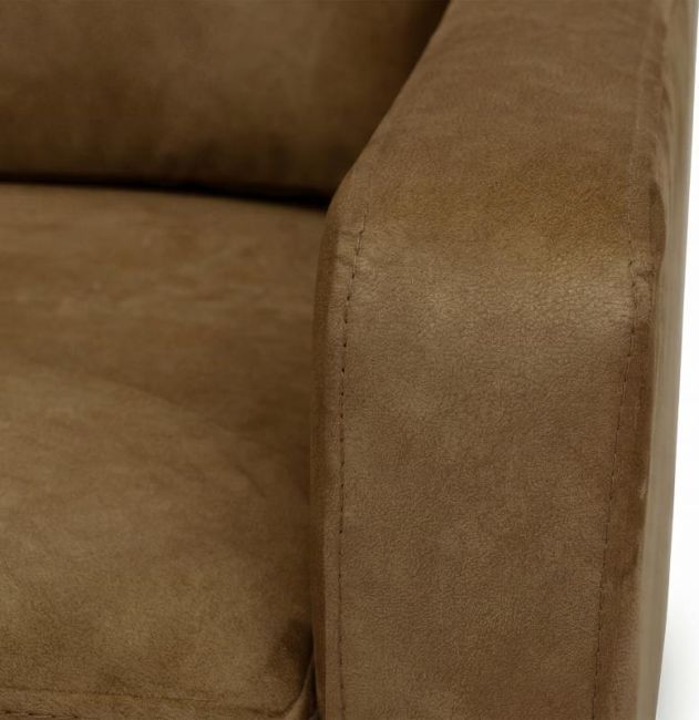 International Furniture Direct Zaphiro Brown Loveseat-3