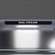 ZLINE Autograph Edition 30" 16.1 Cu. Ft. Stainless Steel Built-In Bottom Freezer Refrigerator with Graphite Gray Interior and Matte Black Accents-3