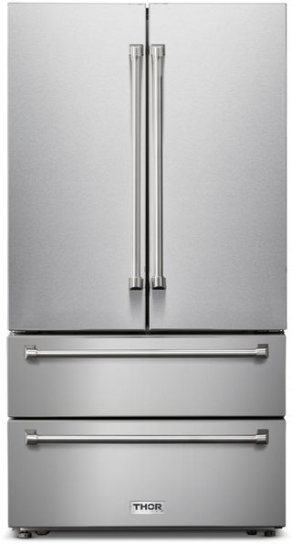 Thor Kitchen® Professional 36" 22.5 Cu. Ft. Stainless Steel Counter Depth French Door Refrigerator