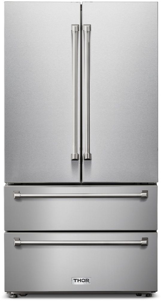 Thor Kitchen® Professional 36 in. 22.5 Cu. Ft. Stainless Steel Built In French Door Refrigerator