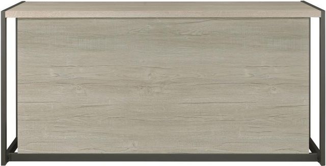 Coaster® Loomis Whitewashed Grey/Gunmetal Office Desk-3